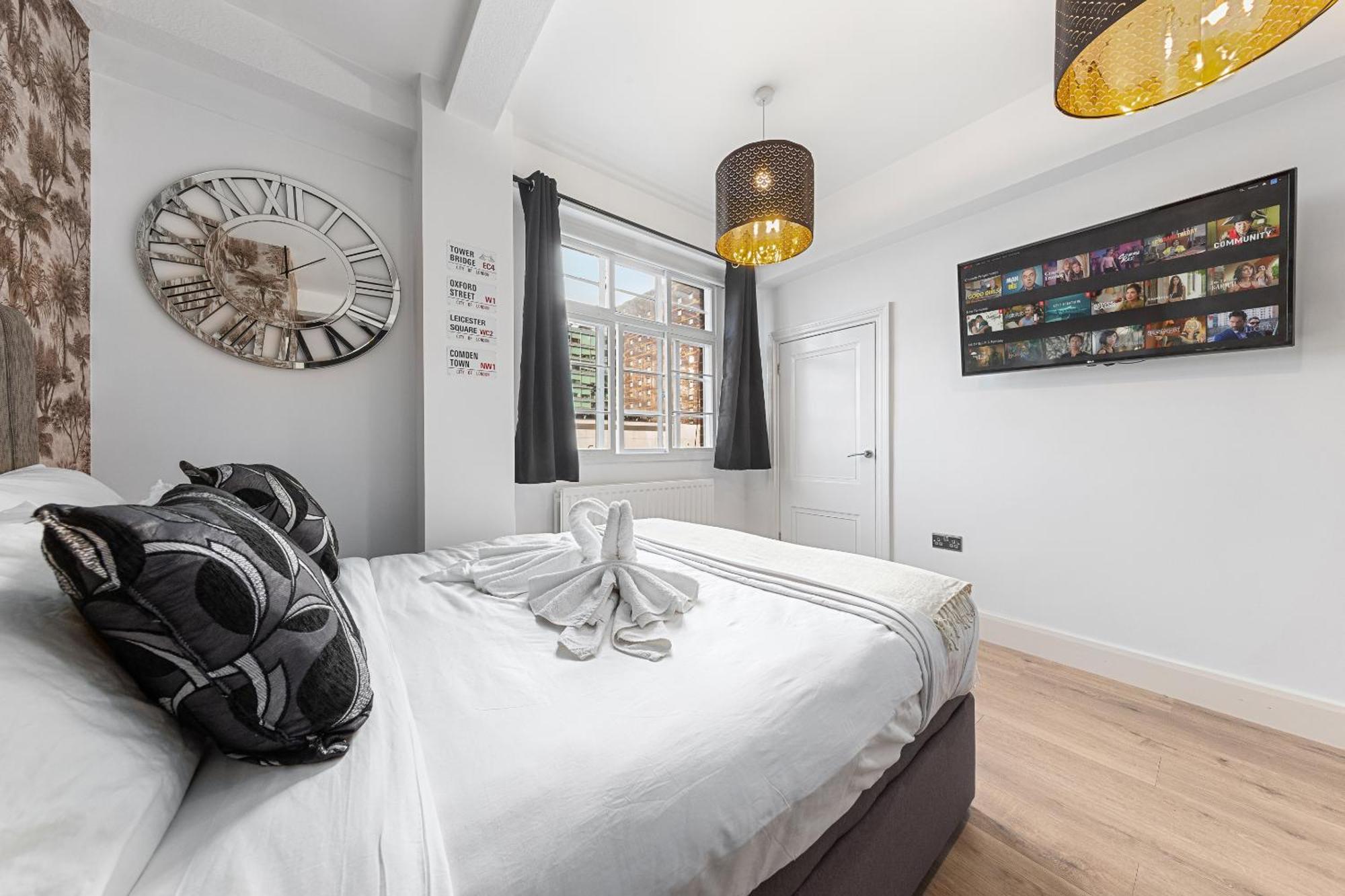 Central London Luxury, Relaxing Apartment! 2 Mins From Paddington Station! Kültér fotó