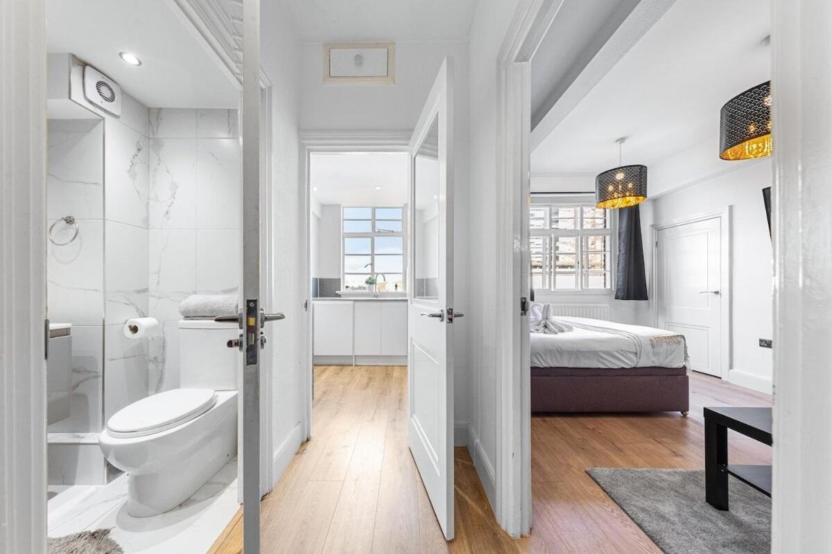 Central London Luxury, Relaxing Apartment! 2 Mins From Paddington Station! Szoba fotó