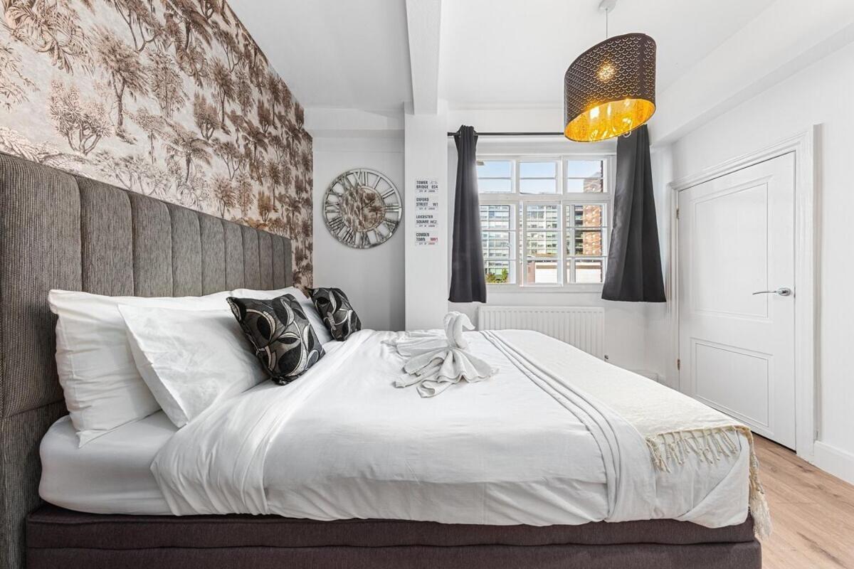 Central London Luxury, Relaxing Apartment! 2 Mins From Paddington Station! Szoba fotó